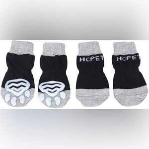 4PCS HCPET Non-Skid Pet Socks S Small